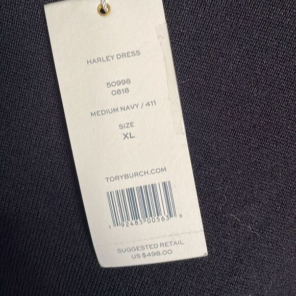 Tory Burch Harley black laced long sleeve wool sweater dress NWT - Picture 7 of 10